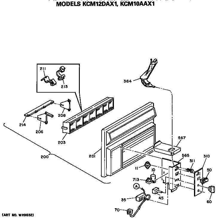 Grille assembly and control box