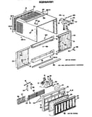 Cabinet and grille assembly