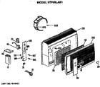 Hotpoint HTP05LAB1 grille assembly diagram