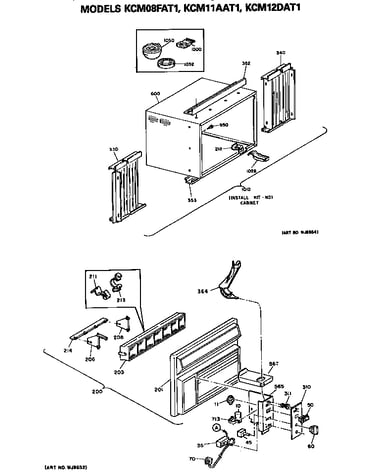 Cabinet and grille assembly