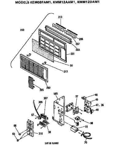 Grille assembly and control box