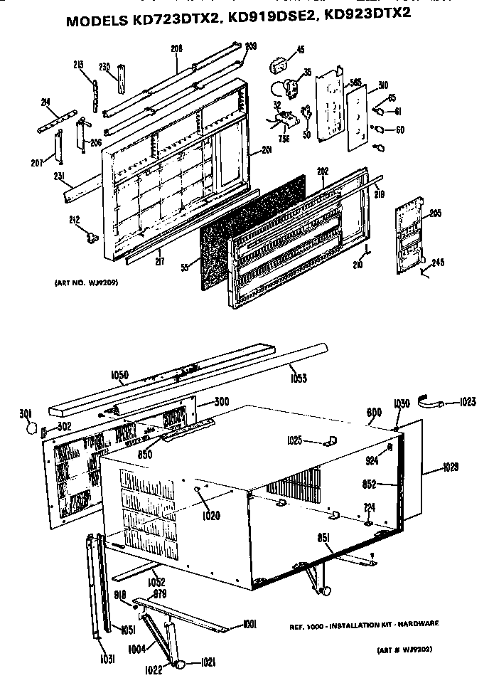 Grille and cabinet assembly
