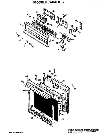 Control and door