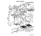 Hotpoint CTX23EHC cabinet parts diagram