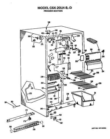 Freezer section