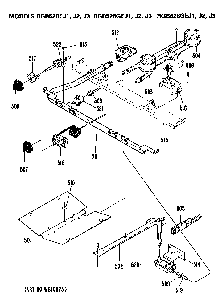 Burner section