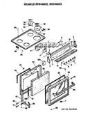 Cooktop/control and door