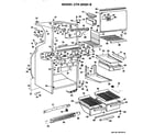Hotpoint CTX20GHB cabinet parts diagram