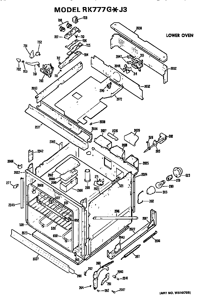 Lower oven