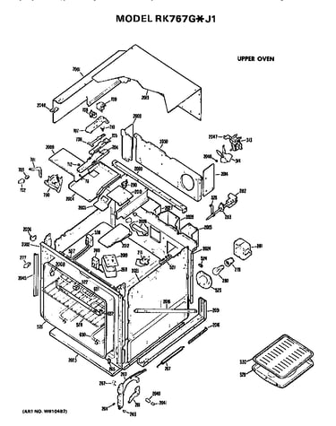 Upper oven