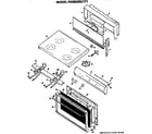Hotpoint RGB528G1F1 cooktop diagram