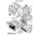 Hotpoint RB747G*J1 built-in oven diagram