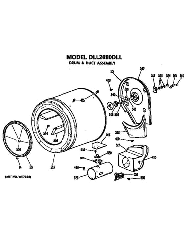 Drum and duct assembly