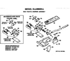 Hotpoint DLL2880DLL gas valve and burner assembly diagram