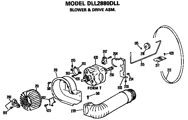 Blower and drive assembly