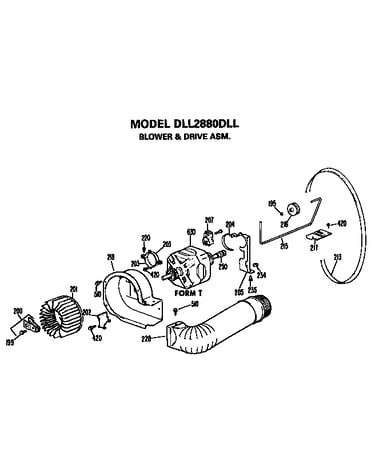Blower and drive assembly