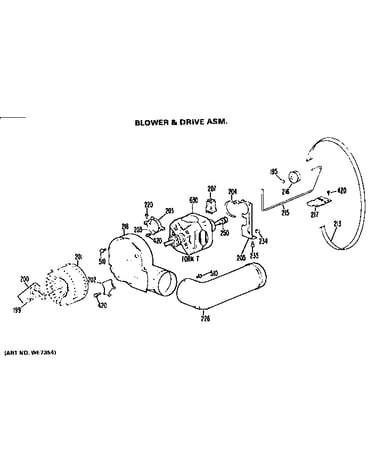 Blower and drive assembly