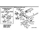 Hotpoint DLL2450BGL gas valve and burner assembly diagram