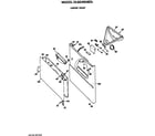 Hotpoint DLB2450BDL cabinet front diagram