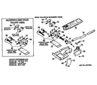 Hotpoint DLL2650BGL gas valve and burner assembly diagram