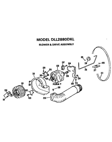 Blower and drive assembly