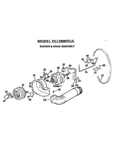 Blower and drive assembly