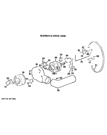 Blower and drive assembly