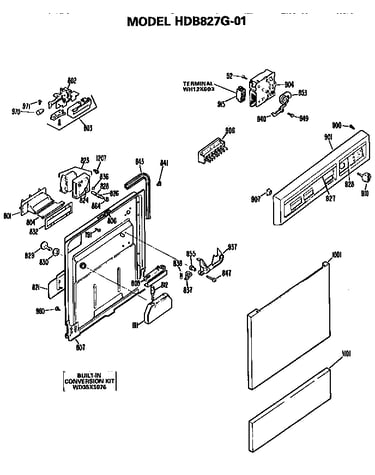 Front/control panel