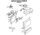 Hotpoint HDA787-03 front/control panel diagram