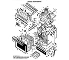 Hotpoint RB747G*H2 main body/cooktop/controls diagram