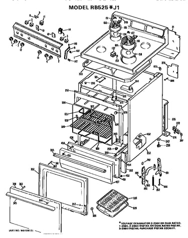 Main body/cooktop/controls