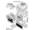 Hotpoint RS647G*H1 main body/cooktop/controls diagram