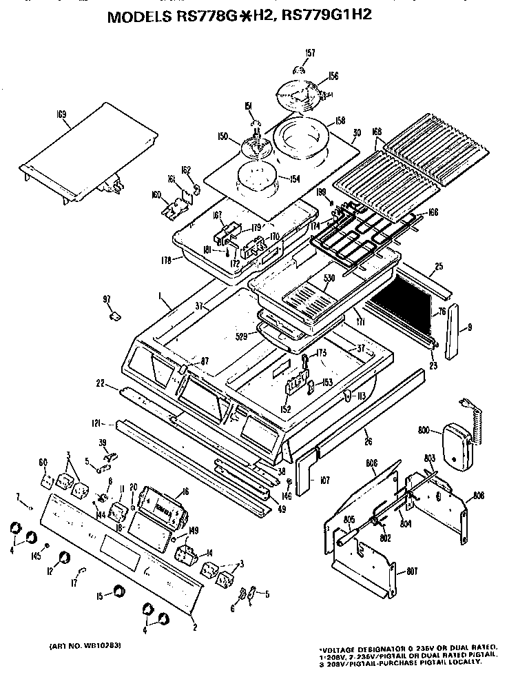 Cooktop/controls