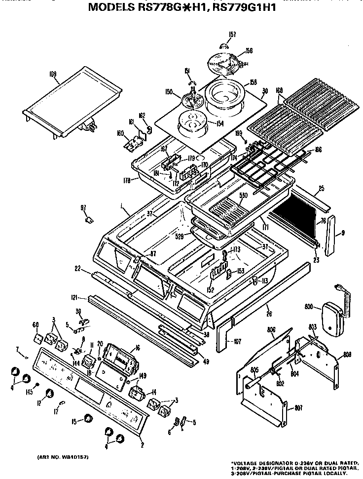 COOKTOP/CONTROLS