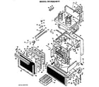 Hotpoint RH758G*H1 main body/cooktop diagram