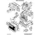 Hotpoint RB735G*H1 main body/cooktop/controls diagram