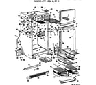 Hotpoint CTF15GFC cabinet parts diagram
