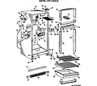 Hotpoint CTF14CGB cabinet parts diagram