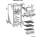 Hotpoint SSD11CGBLWH cabinet parts diagram