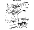 Hotpoint CTX18CGB cabinet parts diagram