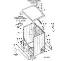 Hotpoint DLL2880DHL cabinet assembly diagram