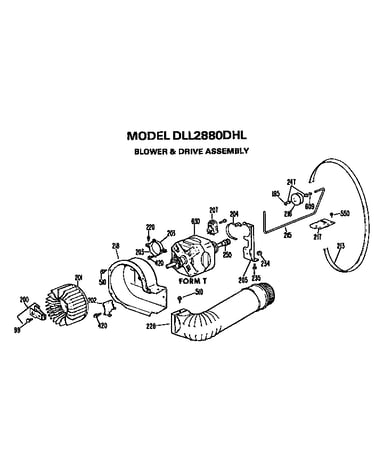 Blower and drive assembly