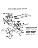 Gas valve and burner assembly