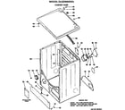Hotpoint DLB2880DDL cabinet assembly diagram