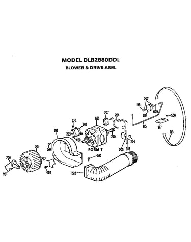Blower and drive assembly
