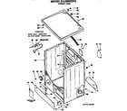 Hotpoint DLL2880DCL cabinet assembly diagram