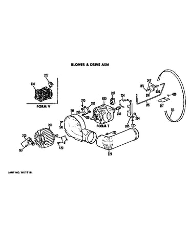 Blower and drive assembly