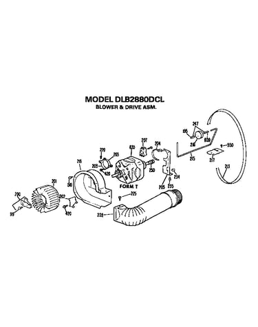 Blower and drive assembly