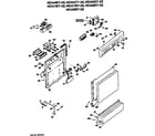 Hotpoint HDA897-02 front/control panel diagram