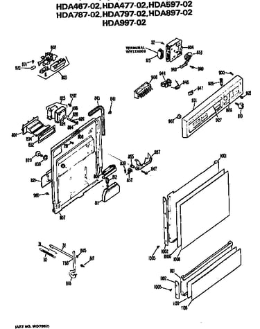 Front/control panel
